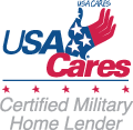 USA Cares Military lender logo